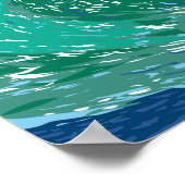 ピスモビーチカリフォルニアトラベルアートヴィンテージ ポスター (角)