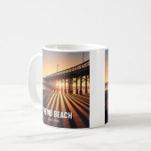 ピスモビーチピアカリフォルニア コーヒーマグカップ (正面左)