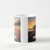 ピスモビーチピアカリフォルニア コーヒーマグカップ (中央)