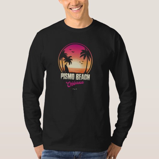 ピスモビーチ土産 – カリフォルニア州リマインダー Tシャツ (正面)