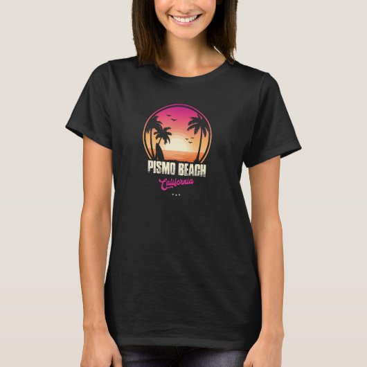 ピスモビーチ土産 – カリフォルニア州リマインダー Tシャツ (正面)