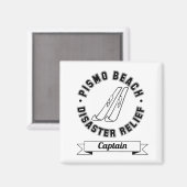 ピスモビーチ災害レリーフ、 浮き彫り磁石 マグネット (正面/裏面)