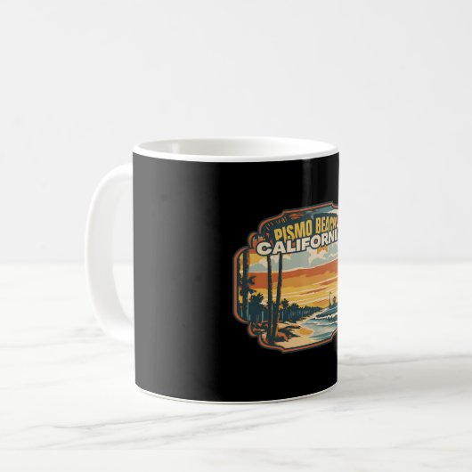 ピスモビーチ�オーストラリア�sコースタルジュエル コーヒーマグカップ (正面左)
