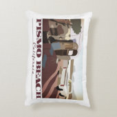 ピスモビーチ，カリフォルニア アクセントクッション (裏面(縦))