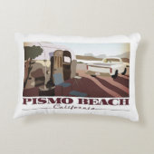 ピスモビーチ，カリフォルニア アクセントクッション (裏面)