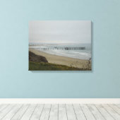 ピスモビーチ，カリフォルニア キャンバスプリント (インサイチュ (ウッドフロア))