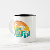 ピスモビーチ レトロ ツートーンマグカップ (正面左)