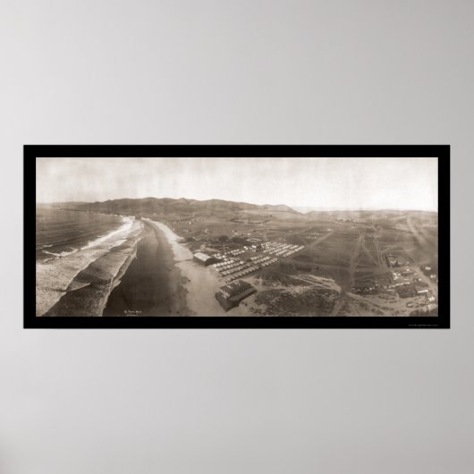 ピスモビーチ、CA写真1906 ポスター (正面)