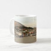 ピスモ島の桟橋ビーチカリフォルニアトラベルフォト コーヒーマグカップ (正面左)