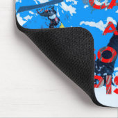 ピス保テスキーから落ち着いて マウスパッド (コーナー)