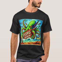 「ピズモビーチの荒波から現れた獣」 Tシャツ