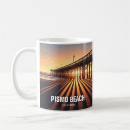 ピズモビーチ桟橋 カリフォルニア コーヒーマグカップ