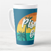 ピズモビーチ カリフォルニア カフェラテマグ (左アングル)