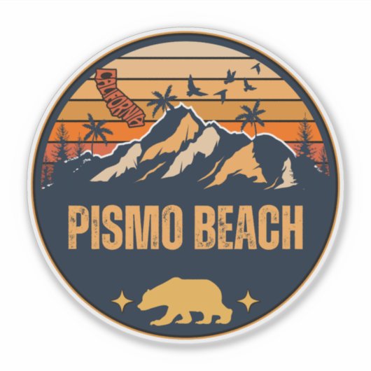 ピズモビーチ, カリフォルニア シール (正面)