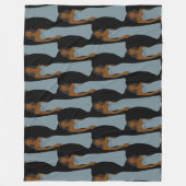 ピセスアストロロジー〔占星術の〕十二宮図 フリースブランケット (正面)