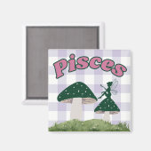 ピセスコタジェコアエステティックフェアリーきのこアート マグネット (正面/裏面)