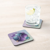 ピセスジェムストーンプラスチックコースターセット コースター (右側)