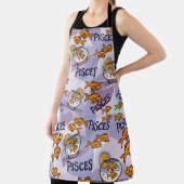 ピセスデザインギフト〔占星術の〕十二宮図星ガザー エプロン (インサイチュ)