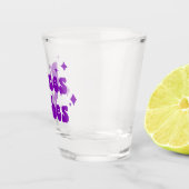 ピセスビベス〔占星術の〕十二宮図星占いパープルスターズ ショットグラス (右)