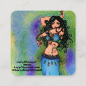 ピセスベリーダンサーキーチェーン スクエア名刺 (裏面)