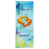 ピセス誕生日ワイン抱き枕 ワインギフトバッグ (正面)