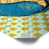 ピセス&ファイアドラゴン ポスター (角)