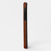 ピセス〔占星術の〕十二宮図サインインマホガニー木材スタイル Case-Mate iPhoneケース (裏面/左)