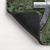 ピセス〔占星術の〕十二宮図サインオンウッドランドデジタル迷彩柄デコール マウスパッド (コーナー)