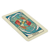 ピセス〔占星術の〕十二宮図サイン抽象芸術アートヴィンテージ マグネット (右側)