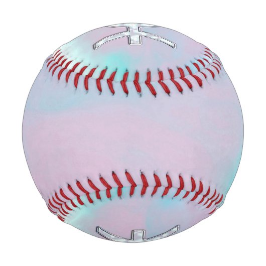 ピセス〔占星術の〕十二宮図シンボルパステルマザーオブパールスタイル 野球ボール (裏面)