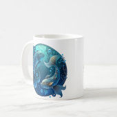 ピセス〔占星術の〕十二宮図スターサインコーヒーマグ コーヒーマグカップ (正面左)