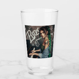 ピセス〔占星術の〕十二宮図ミュージシャンピアノ タンブラーグラス