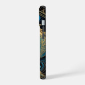 ピセス〔占星術の〕十二宮図 iPhone 15ケース (左側面)