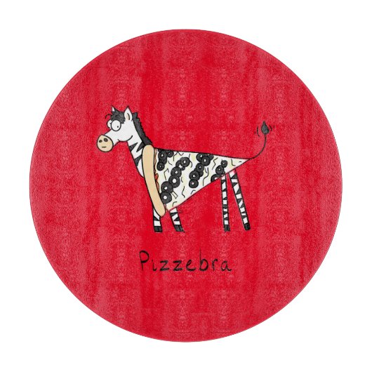 ピゼブラピザゼブラ裁断ボード カッティングボード (正面)