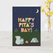 ピタの父の日札 カード (黄色い花)