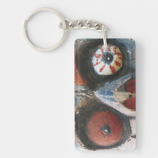 ピタイ幽霊 キーホルダー (正面)