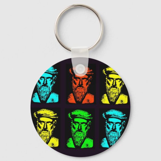 ピタゴラコラージュ キーホルダー (正面)