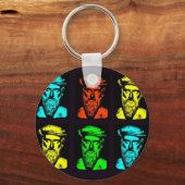 ピタゴラコラージュ キーホルダー (正面)