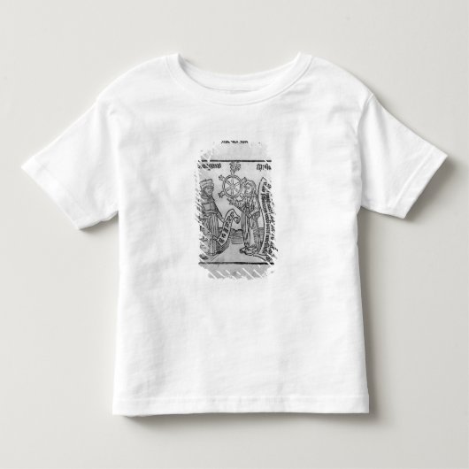 ピタゴラスおよび音楽 トドラーTシャツ (正面)