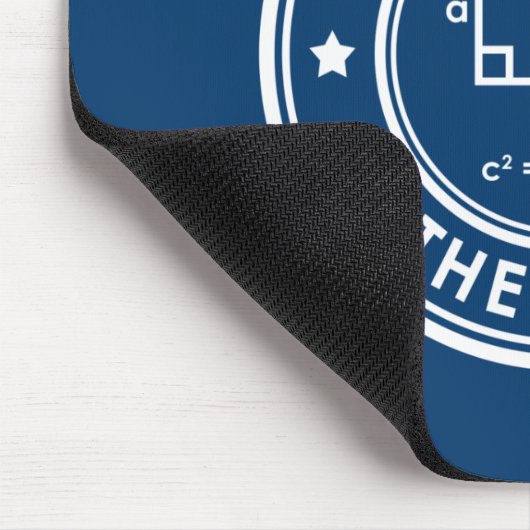 ピタゴラスの定理ブルーマウスパッド マウスパッド (コーナー)