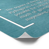 ピタゴラスの定理 – 数学ポスター ポスター (角)