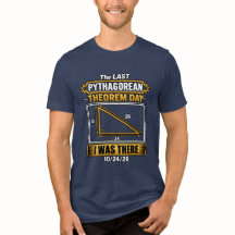 ピタゴラスの日Tシャツ