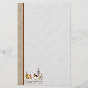 ピタゴラスの菜食主義の引用文 便箋