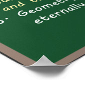 ピタゴラス数学引用文ポスター ポスター (角)