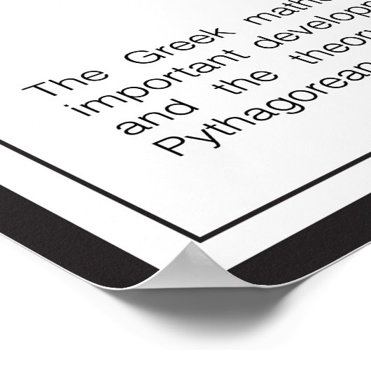 ピタゴラス ポスター (角)