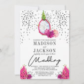 ピタヤエレガントな結婚式 招待状 (正面)