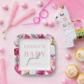 ピタヤドラゴンフルーツパーソナライズされたベビー散水 ペーパープレート (パーティー)