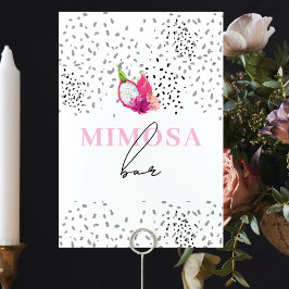 ピタヤドラゴンフルーツベビー振りかけるテーブルシンボルや象徴 テーブルナンバー