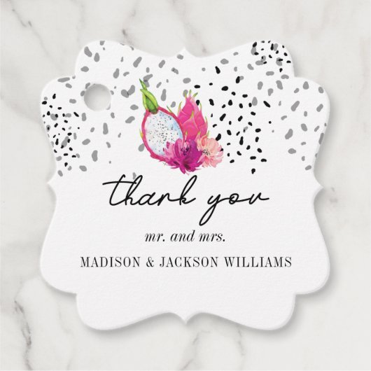 ピタヤドラゴンフルーツ結婚ズサンキュー フェイバータグ (正面)