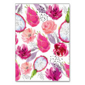 ピタヤ結婚の座席表の番号 テーブルナンバー (裏面)